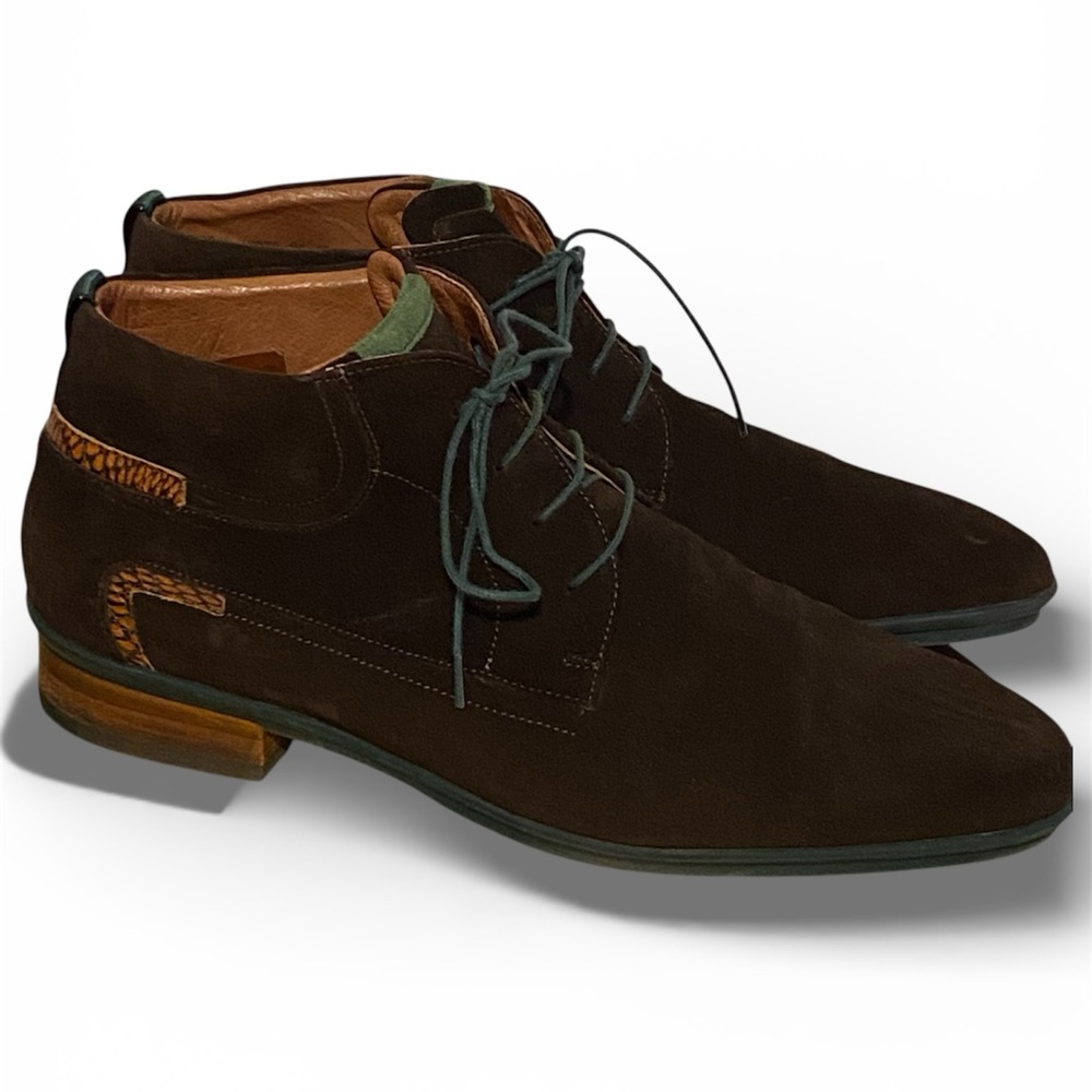 Floris Van Bommel suede Lace-Up chukka boots